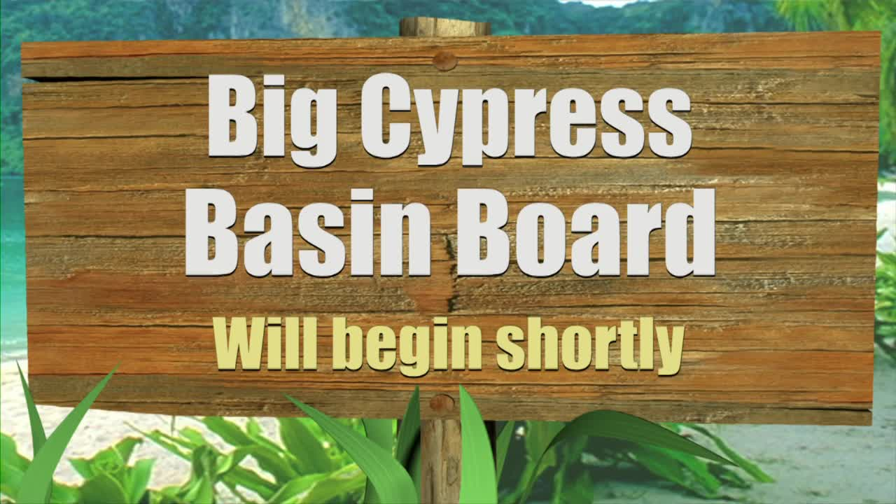 Big Cypress Basin Board - Oct. 27, 2022
