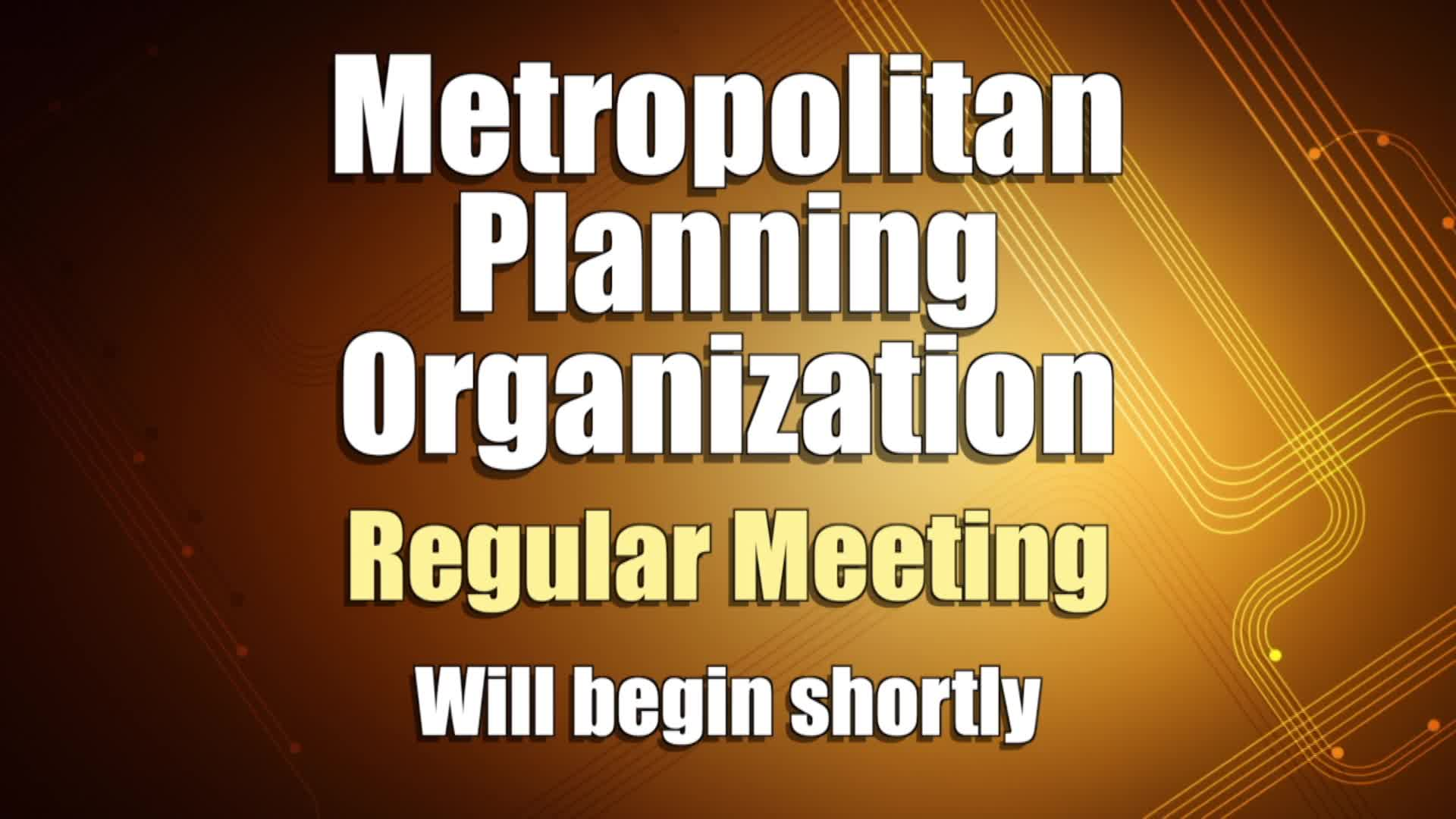 Navigate to Metropolitan Planning Org. - Sept. 8, 2023