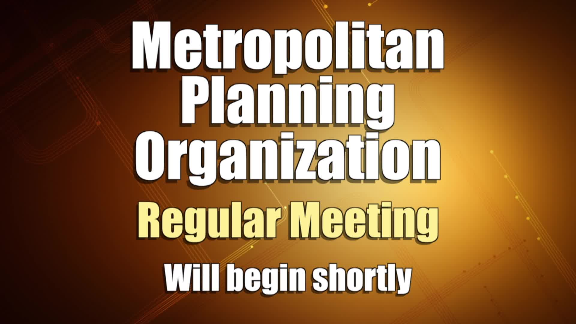 Navigate to Metropolitan Planning Org. - Oct. 13, 2023